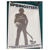 Vtg Original Bruce Springsteen Poster
