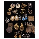 Clip and screw back earrings