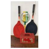 Tennis Rackets, Butterfly & Igloo sno-block form