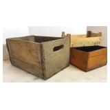 VTG Wooden Crates/Boxes