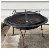 Metal Fire Pit 33in dia