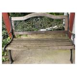 Cast Iron Framed Bench