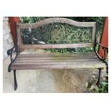 Cast Iron Framed Bench