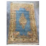 Antique Woven Wool Rug 45x75