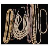 Faux Pearl & beaded necklaces