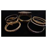 Bangle style bracelets