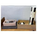 Saturn 5 Rocket Model & Cast Iron Tub Salesman