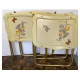 Vtg Plastic TV Trays