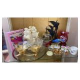 Lefton Porcelain Bird & Other decor items