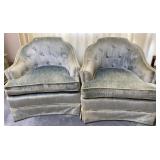 Pair of Highland House Upholstered Occasional