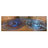 Vtg Paden City Footed Cake Plate