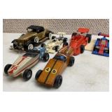 Various Tonka, Lego, Derby & Other Race Cars