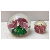 Vtg Zimmerman & Other Control Bubble Paperweights