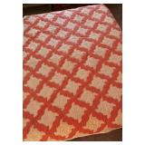 Vtg Handmade Drunker Path Quilt (F)