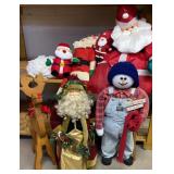 Santa Claus, Snowman & Reindeer