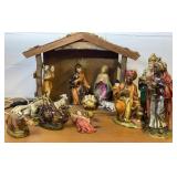 Hand Painted Nativity Scene