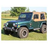 2001 Jeep Wrangler 4.0L TJ Sahara Edition