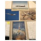 Set of 4 Plane Prints Lockheed 14"x11"