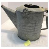 Vintage Watering Can, 10" tall, has rust