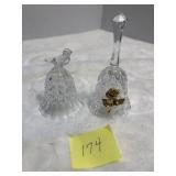 2 Collectible Bells 3.5"