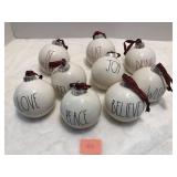 Rae Dunn Ornaments (9)