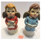5" Choir Boy Figures MCM Chalkware 1960s