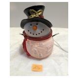 Scentsy Wax Burner 8.5" 2004 Snowman