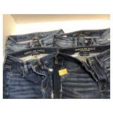 4 Pairs American Eagle Jeans Size 6