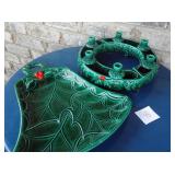 Lefton Hollyberry 2 PC Candle Ring & Bell