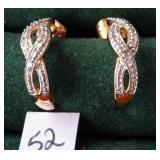 Sterling (.925)  Earrings  1.9g