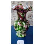 Fenton Vasa Murrhina Splatter 7.75" Vase