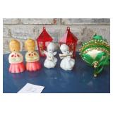 Vtg Christmas Ornaments Gurley Candles