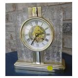 Citizens Quartz Crystal Skeleton Mantel Clock