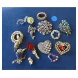 Brooch Lot Sara Cov, Avon Lc