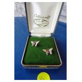 Royln Inc 12k Gold Filled Butterfly Brooches