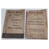 IH Equipment Manuals