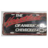 Chevrolet License Plate