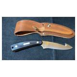 Schrade Old Timer 158OT Guthook Skinning Knife