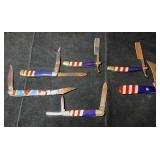(6) Silverhorse Stoneworks Collector Knives