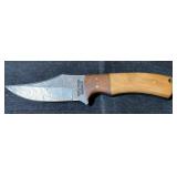 Valley Forge Damascus Fixed Blade Knife