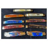 (9) Steel Warrior Collector Pocketknives