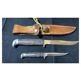 Case XX 316-5 & M3F and Leather Sheath