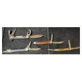 Vtg Kamp-King, Old Timer, Spencer & Other Knives