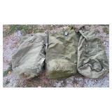 (3) US Army Issue Duffle Bags