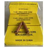 7.62x39mm Copper w/Lead core (60rds)
