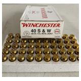 Winchester 40 S&W 180gr FMJ (50rds)