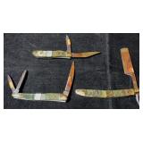 Frost Cutlery Straight Razor & Pocketknives