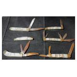 (6) Ocoee River & Steel warrior Collector Knives
