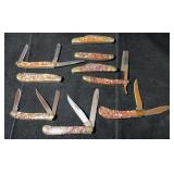 (9) Cherokee Collector Knives