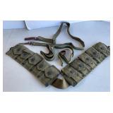 WWII US Army Issue OD (1943) Ammunition Belt